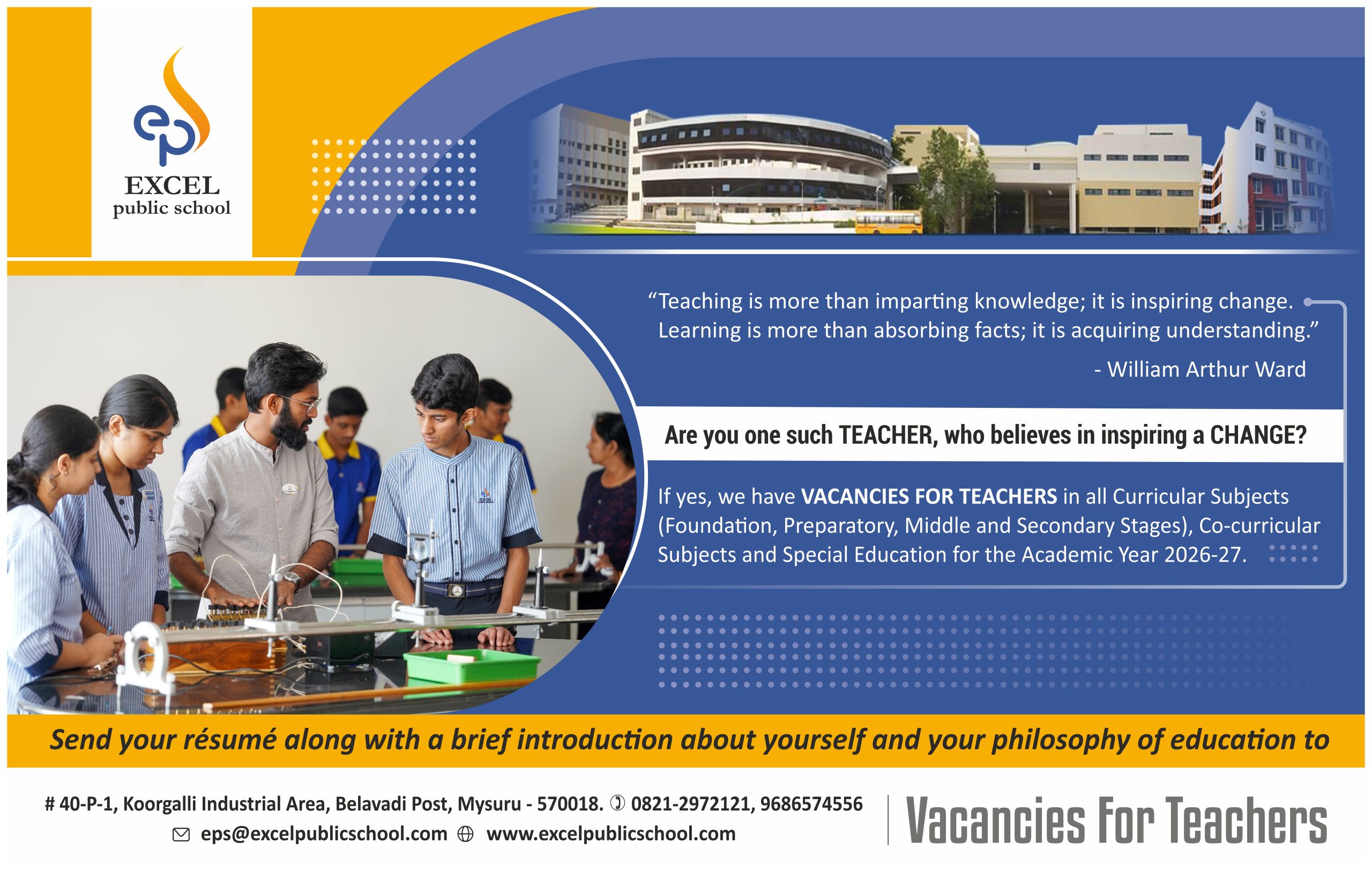 VACANCIES FOR TEACHERS 2026-27 final